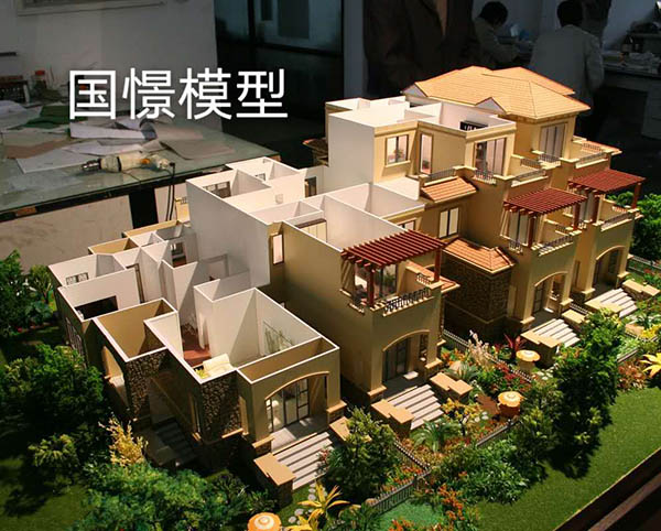 夏河县建筑模型
