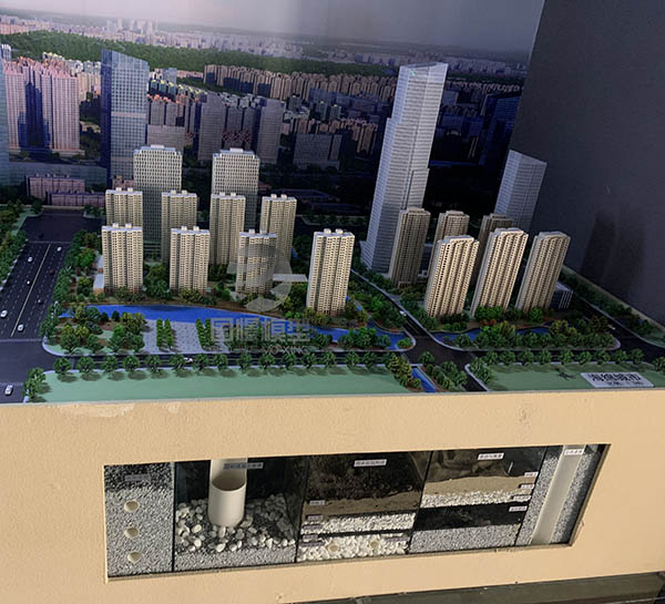 夏河县建筑模型