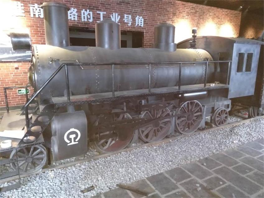夏河县蒸汽火车模型